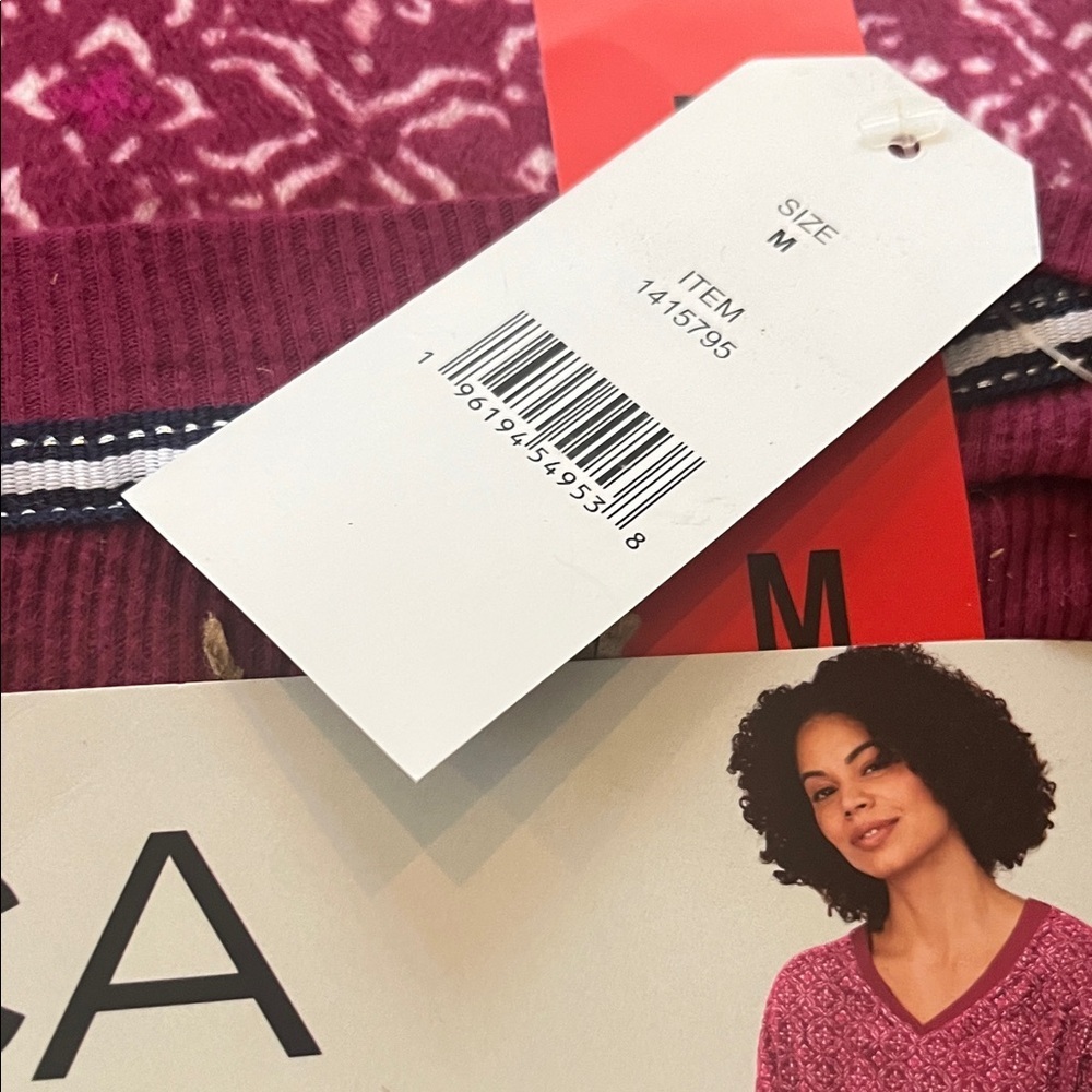 Nautica Women's Fuchsia Sleepwear Set - Picture 2 of 7